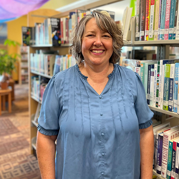 Kelly Graybill, Library Associate at the Hudson Public Library