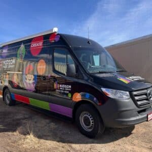 Bookmobile at Evans Place